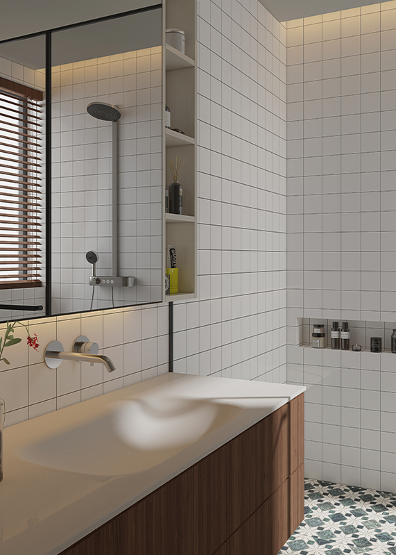 Mabilis na Pag-install, Class A Fire Rating Minecore Easytile Calcium Silicate Wall Panel